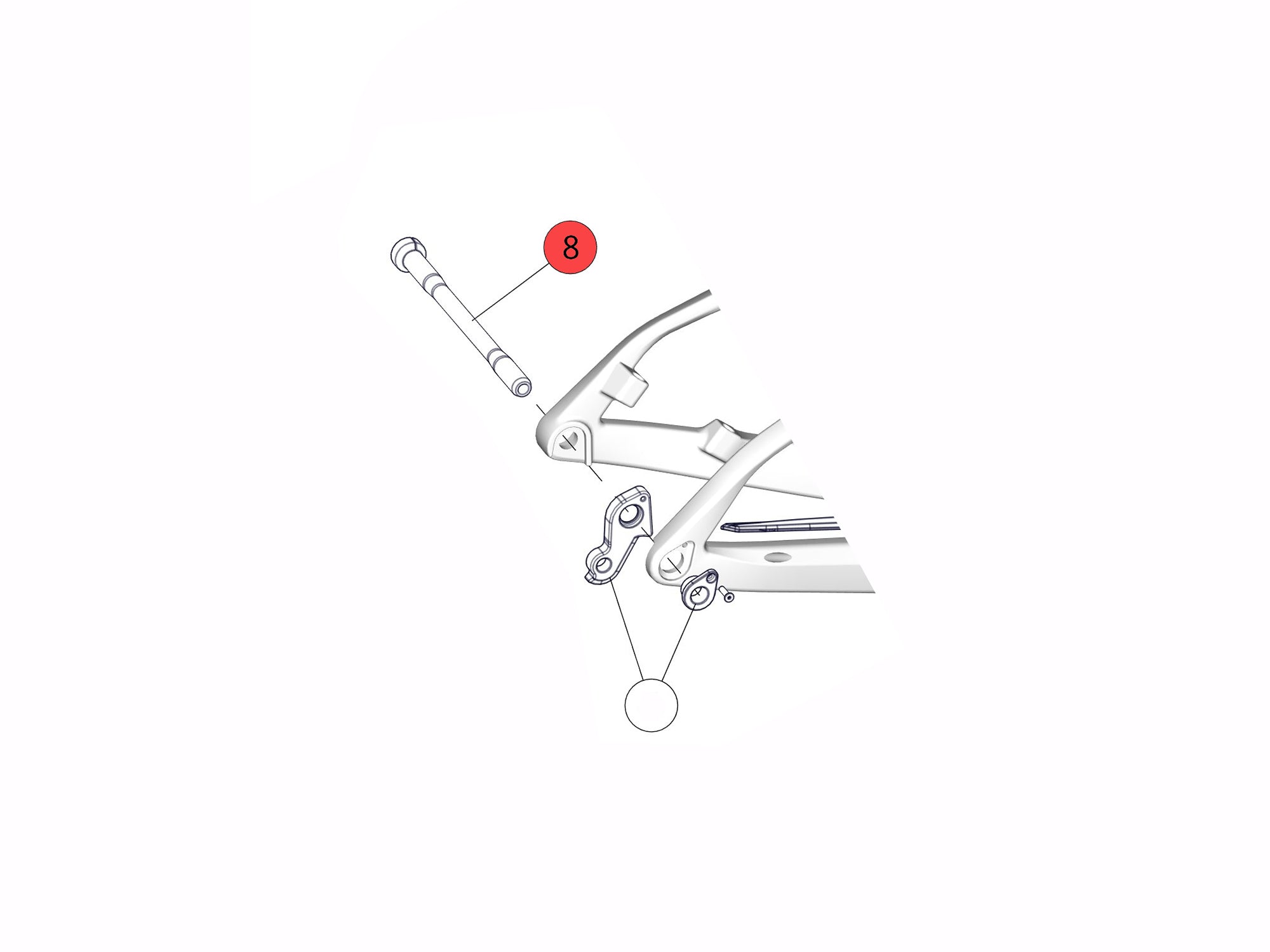 BMC Spare Parts | Thru Axle Kit - No 6 